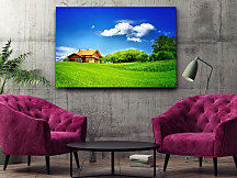 Obraz do spálne Domček pri lese 